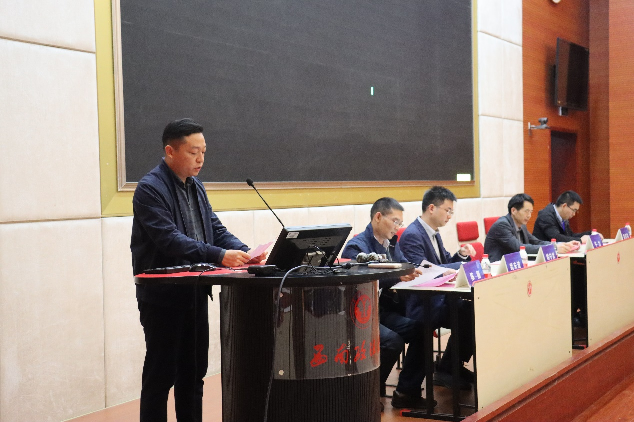 重慶市教育委員會高教處調研員 哈寧武致辭